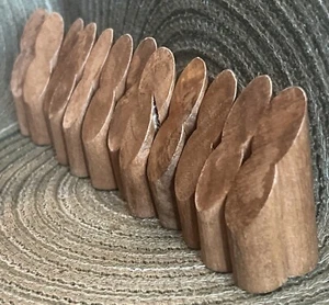 Lincoln Logs Specialty Angles Ends Lot 12 Replacement Parts - Picture 1 of 12
