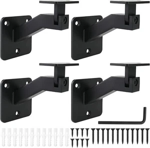 RealPlus Swivel Handrail Brackets 4pcs Heavy Duty Steel Hand Rail Brackets - Afbeelding 1 van 7