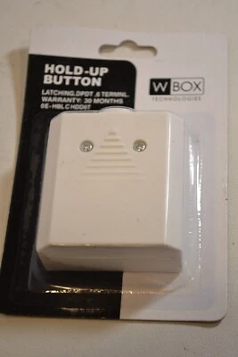 W Box Technologies Latching, Hold-Up Button Silent Alarm (OE-HBLCHDD6T)