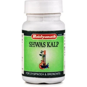 100% Ayurvedic Baidyanath Shwas Kalp 50 Tablets   Dyspnoea, Bronchitis & Asthma - Picture 1 of 3