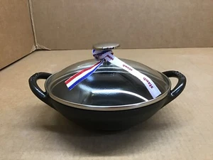 STAUB Cast Iron 0.5-qt Baby Wok - Picture 1 of 9