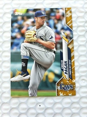 2020 Topps Gold Star Parallel Series 1 - Emilio Pagan - Nice Card # 22 -  II - Image 1 of 4