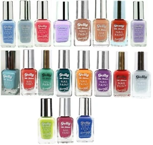 Barry M Gelly Hi Shine 10ml Nail Polish Beauty of Nails - In 19 Different Shades - Picture 1 of 23
