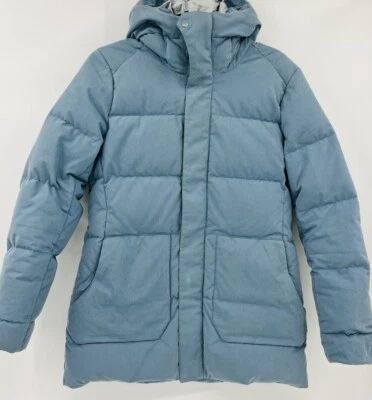 Merrell Down Puffer Parka Coat Jacket Women’s Size Small Hooded Microfiber - Image 1 of 4