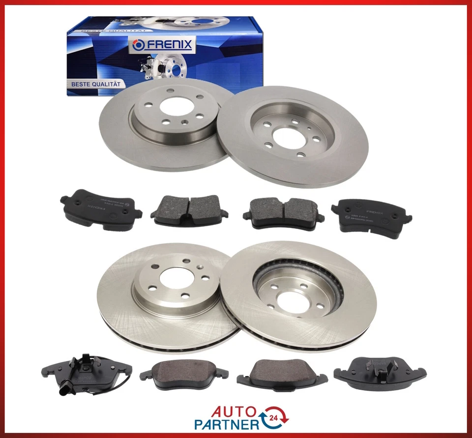 Dischi Freno + Pastiglie Anteriori + Posteriore Adatto A per Audi A4 B8 8K + A5 - Immagine 1 di 1