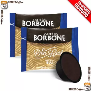200 Capsule Caffè Borbone Don Carlo Miscela Blu compatibili a Modo Mio gratis - Foto 1 di 1