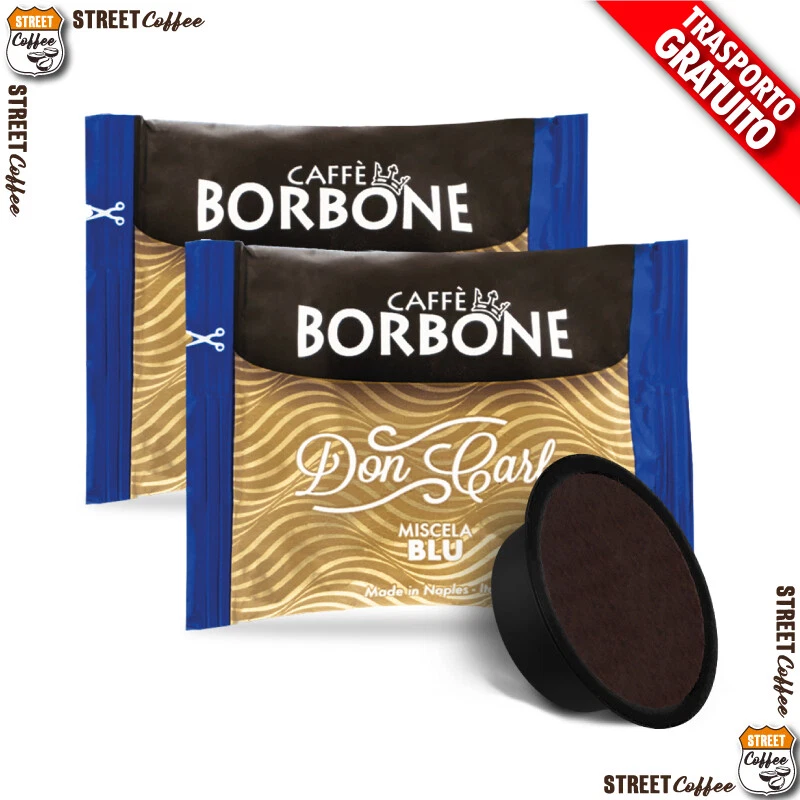 200 Capsule Caffè Borbone Don Carlo Miscela Blu compatibili a Modo Mio gratis - Immagine 1 di 1