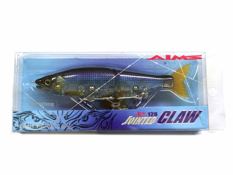 GAN CRAFT JOINTED CLAW 128 TYPE-F #AS-14 CLEAR KONOSHIRO - Image 1 of 1