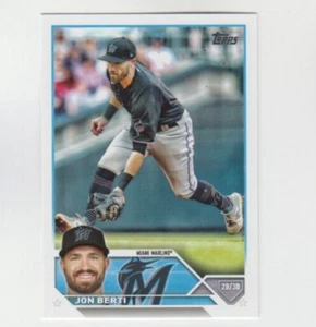 (10) Jon Berti 2023 TOPPS SERIES 1 BASE CARD LOT #72 MIAMI MARLINS - Picture 1 of 1