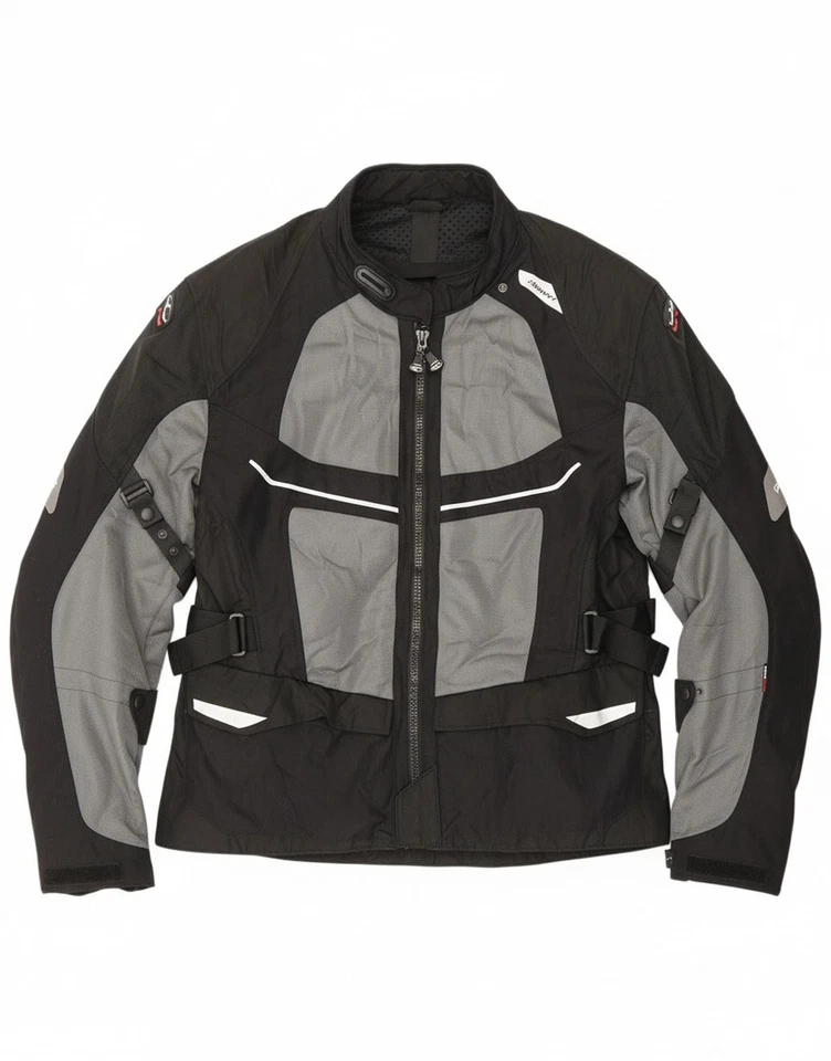 CLOVER Мужская гоночная куртка Великобритании 48 4XL черный цветной блок BQ06 - Изображение 1 из 4