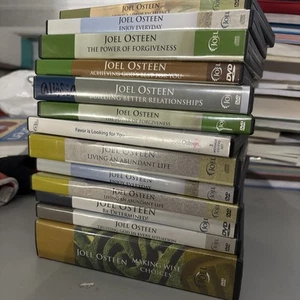 JOEL OSTEEN Lot Of 13+ Inspirational CD / DVD - Picture 1 of 6