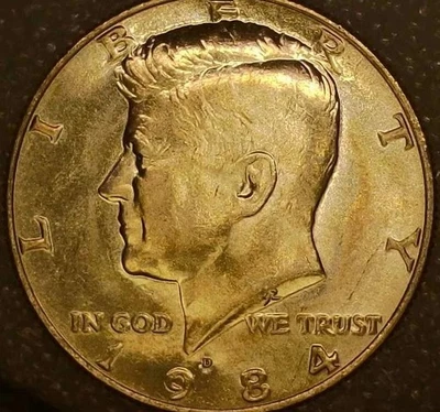 🔥 BU  1984-D KENNEDY HALF-DOLLAR DDO DDR (EPU) & RPM D/D VARIETY - Image 1 of 4