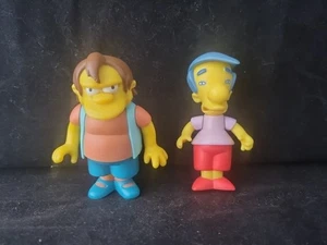 The Simpsons World Of Springfield Millhouse & Nelson Figuren Konvolut - Bild 1 von 4