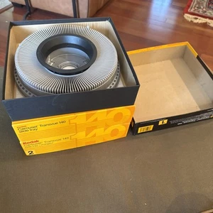 3 Vintage Kodak Carousel 140 Slide Trays, Original Boxes - Picture 1 of 5