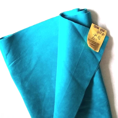 G STREET Fabrics TURQUOISE Blue Micro Suede 46" x 30"  Upholstery Fabric + Bonus - Image 1 of 3