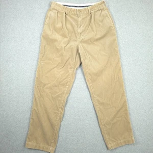 Polo Ralph Lauren Pants Mens 35x32 Corduroy Pleated Andrew Trousers Fits 34x32 - Picture 1 of 13