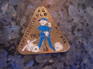 belle broche estudiantine saint verhaegen u.l.b 1963 - Picture 1 of 2