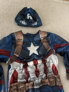 Captain America costume Ages 4-5 Years - Picture 1 of 2