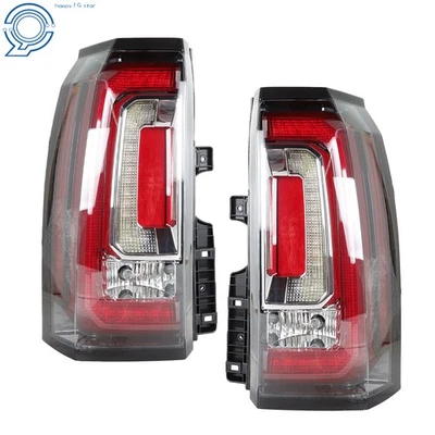 Tail Lights Brake Lamps Fit For 2015-2020 GMC Yukon LED Rear Left+Right Side Foto 1 de 4