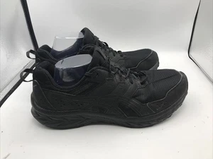 ASICS Gel Venture 9 Extra Wide Triple Black Size 11 101B488 Extra Wide - Picture 1 of 9