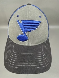 Zephyr NHL St. Louis Blues Hat Embroidered Dad Cap Fitted Size M / L Gray RARE - Picture 1 of 17
