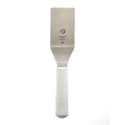 Mercer Culinary Square Edge Turner, 4 x 2.5 Inch, White 4" x 2.5" Turner - Image 1 of 4
