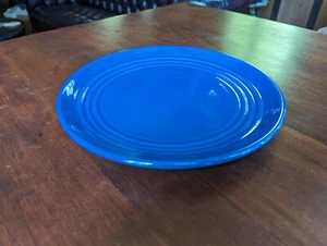 BAUER Pottery Los Angeles RINGWARE KOBALTBLAU, 9-1/2" ESSTELLER (#7), MCM - Bild 1 von 13