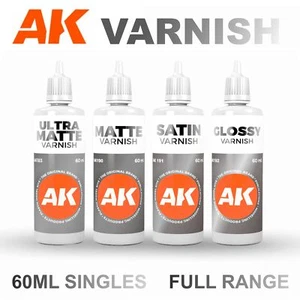 AK Interactive: Varnish - Ultra Matt | Satin | Glossy - 60ml - Acrylic Top Coat - Picture 1 of 5