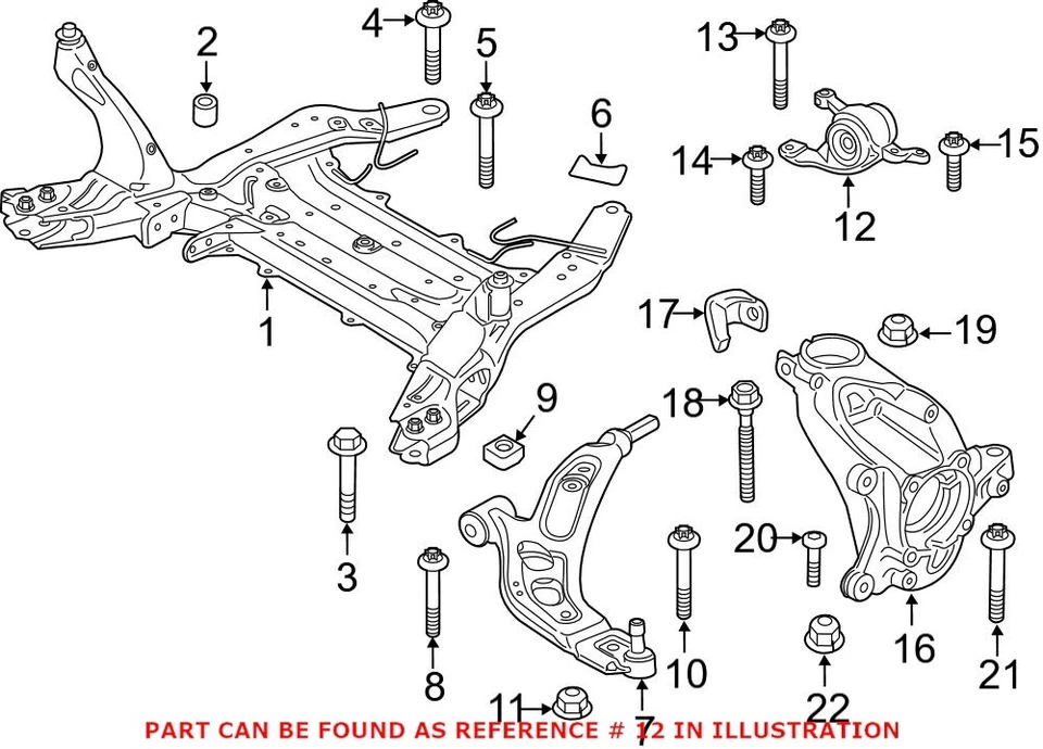 Soporte de brazo de control de suspensión original OEM para BMW 31126882843 Foto 1 de 1