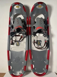 Atlas Snow Shoe Model 830 Snowshoes Red & Gray 30” x 9” - Picture 1 of 18
