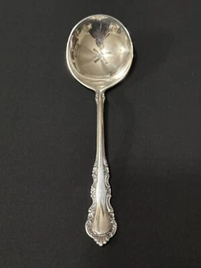 Reed & Barton GEORGIAN ROSE Sterling Cream Soup Spoon No Mono EUC! - Picture 1 of 3