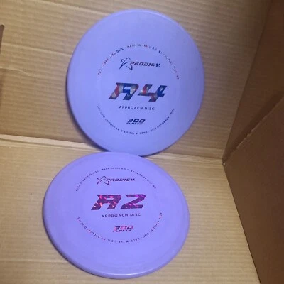 NEW Prodigy Disc 300 A4 -174g USA flag foil & A2 300 - 173g purple foil made USA - Image 1 of 4