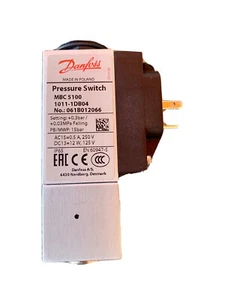Danfoss Pressure Switch MBC 5100 1011-1DB04 No. 061B012066 - Picture 1 of 2