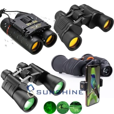 Binoculares potentes de largo alcance telescopio de gran aumento Zoom HD caza  - Image 1 of 4