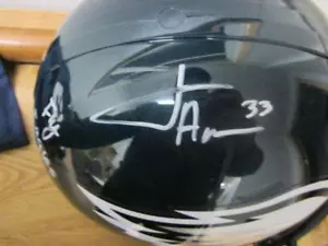 Minicasco firmado por Josh Adams Philadelphia Eagles JSA - Imagen 1 de 1