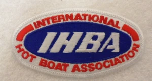 IHBA International National Hot Boat Association Embroidery Patch Iron /Sew On - Picture 1 of 3