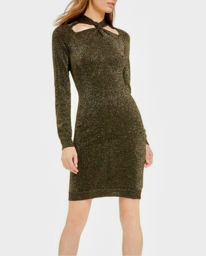 Abito Michael Kors vestito girocollo nodo taglia media!