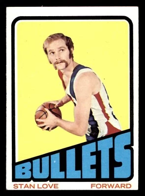 1972 Topps Basketball #2 Stan Love EX/MT *d3 - Image 1 of 2