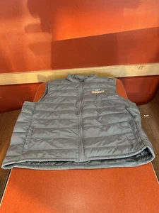 Tek Gear Men XXL Puffer Vest Outerwear Full Zip Pockets Gray Rawlings Recruits - Picture 1 of 11