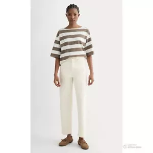 Everlane Tall Size 28L The Way-High Jean in Ecru NWT - Picture 1 of 16