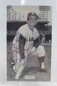 Vintage 1965 Albie Pearson Angels First ever run - Team Issued Signed Photo RARE - Picture 1 of 2