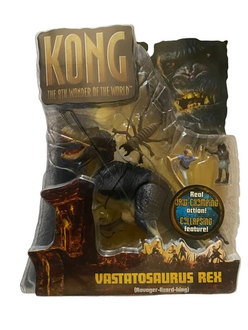 King Kong Vastatosaurus Rex Dinosaur Action Figure New w Card Separation 2005 Cover