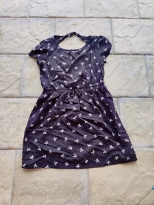 Black dress with bow pattern girl - Picture 1 of 4