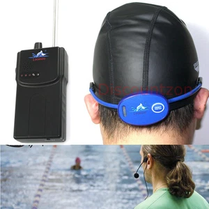 1* Transmisor Walkie Talkie + Auriculares Receptor Impermeable para Entrenamiento de Natación - Imagen 1 de 13
