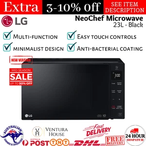 LG 23L Smart Inverter Microwave Oven 3-in-1 Defrost Warm Cook Food Anti Bacteria - Picture 1 of 12