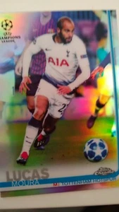 Lucas Moura Chelsea UCL CHROME 2018 Football Cards mint topps refractor mint - Imagen 1 de 1