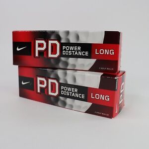 2 Packs of 3 NIKE Precision PD Long Power Distance Golf Balls (6 Balls Total)