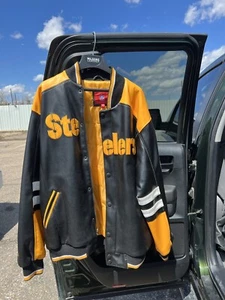 Steelers Lederjacke XL - Bild 1 von 5