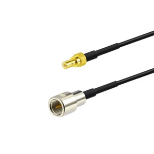 FME Male to SMB Plug pin Adapter cable RG174 6" for Car DAB GPS GSM WIFI Antenna - Picture 1 of 3