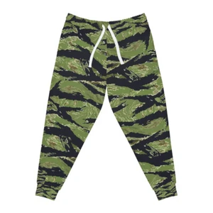 Sportliche Jogginghose (AOP) - Tiger Stripe Jungle Camouflage - Bild 1 von 8